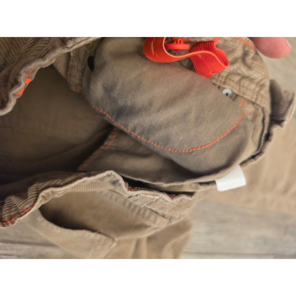 Crewcuts Boys Tan Corduroy Straight Leg Pants Adjustable Waist Khaki Size 8 - Picture 7 of 13